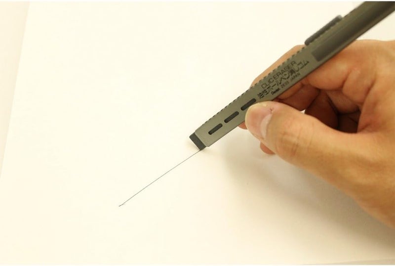 Pentel XZE33-N Click Eraser Holder Eraser, Oil-Based Ballpoint Pen Eraser, XZE33-N - Image 3